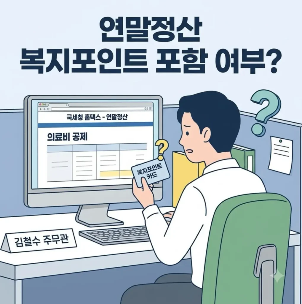 공무원 복지포인트 사용액도 연말정산 의료비 공제