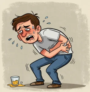 술 먹고 배 아플 때-1