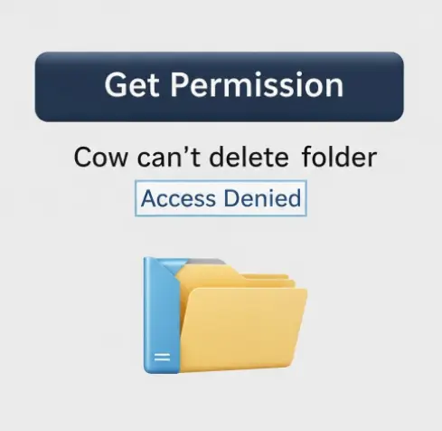 폴더를 삭제하거나 열 수 없을 때 권한 얻는 법