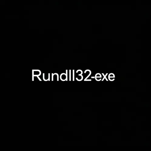 rundll32.exe 오류