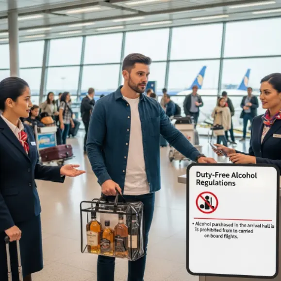 입국장 면세점에서 산 술 기내 반입 규정