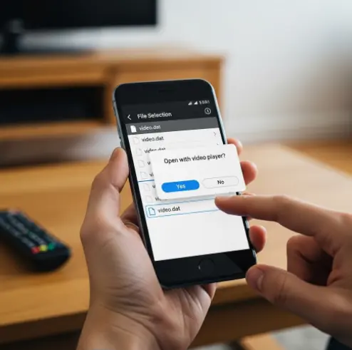 컴퓨터에 있는 .dat 파일 동영상 플레이어로 여는 방법-1