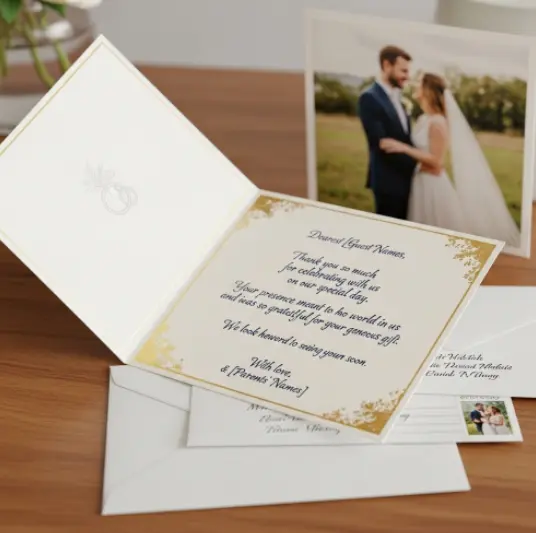 자녀 결혼식 끝난 후 하객들에게 보내는 감사 답례글-1