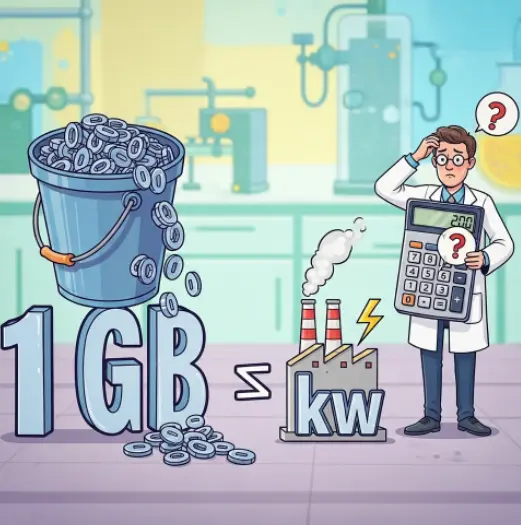 1기가(GB)는 몇 키로와트(kW)-1