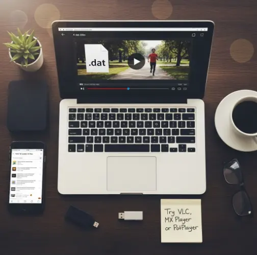 컴퓨터에 있는 .dat 파일 동영상 플레이어로 여는 방법
