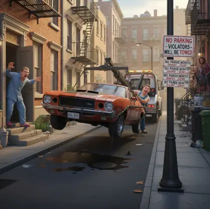 주차장-지정석이-아닌데-주차하는-차량-견인