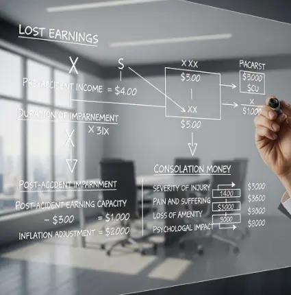교통사고-합의금-계산-시-일실수익과 위자료-항목-산정-1