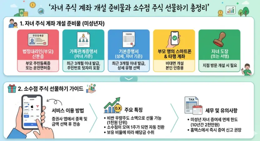 자녀-주식-계좌-개설-준비물