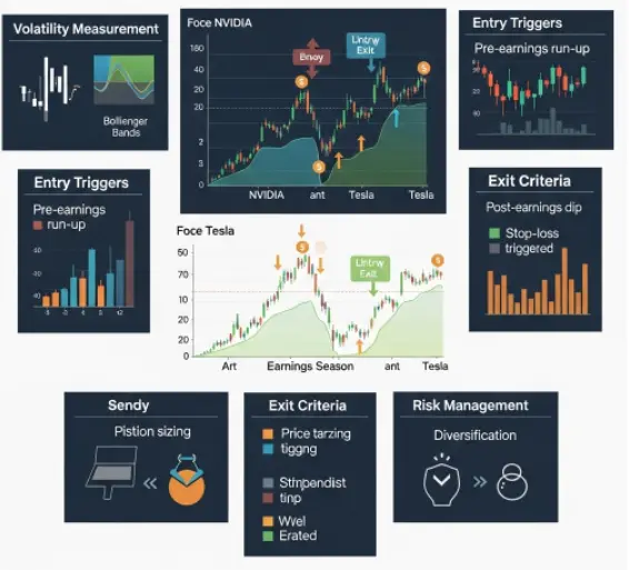 엔비디아-테슬라-실적-발표-시즌-주가-변동성-활용-매매-수법