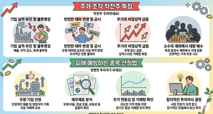 주가 조작 작전주 특징과 피해 예방-1