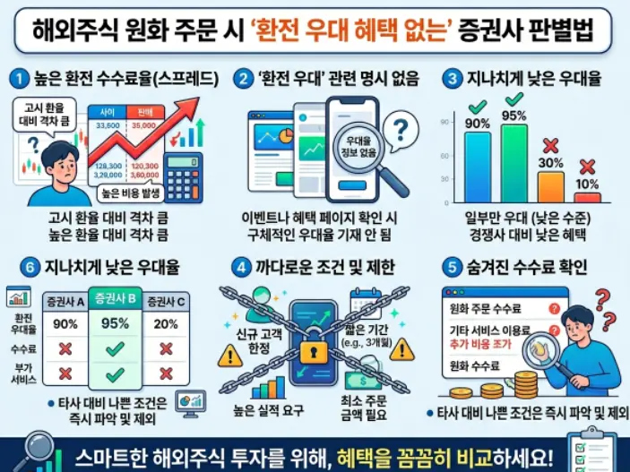 해외주식 원화 주문 사용 시 환율 우대 혜택