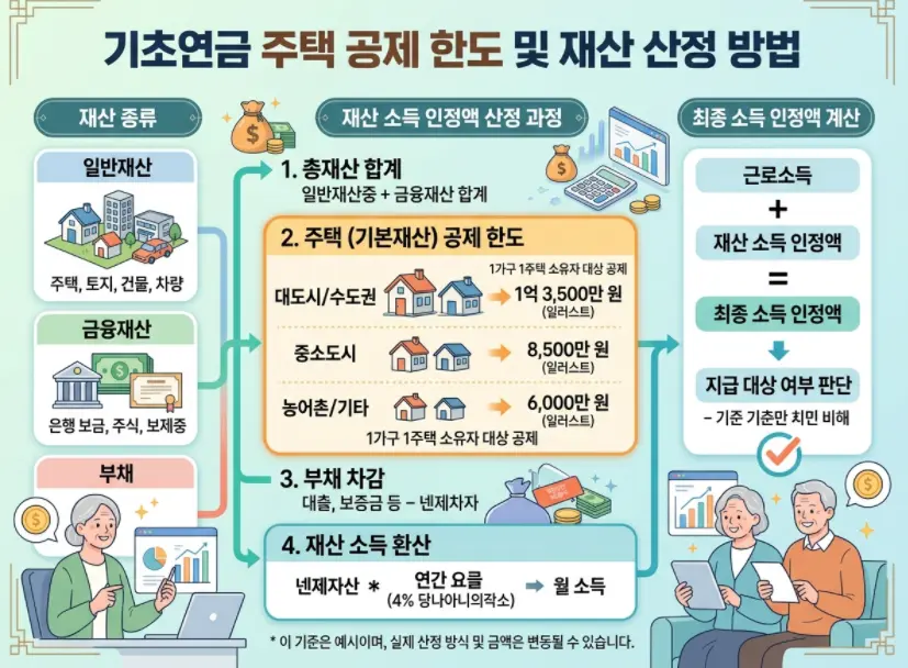 기초연금-수급-자격-소득인정액-계산