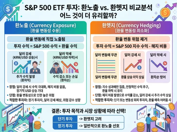 미국-S&P500-ETF-투자-환헤지-환노출