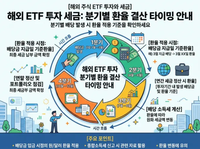 해외-지수-추종-ETF-세금-환율-분기별-정산
