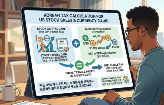 미국 주식 매도 시 발생하는 환차익