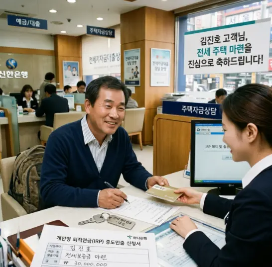 무주택자가-전세금-마련을-위해-IRP를 중도-인출