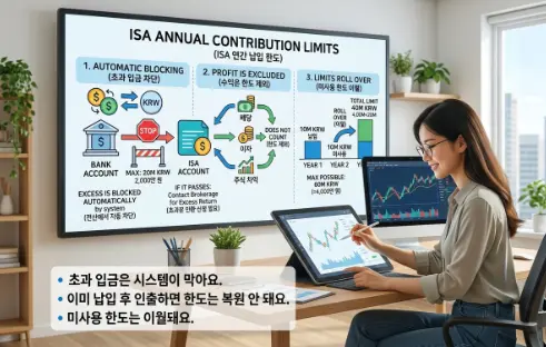 ISA 계좌 연간 납입 한도를 초과해서 입금