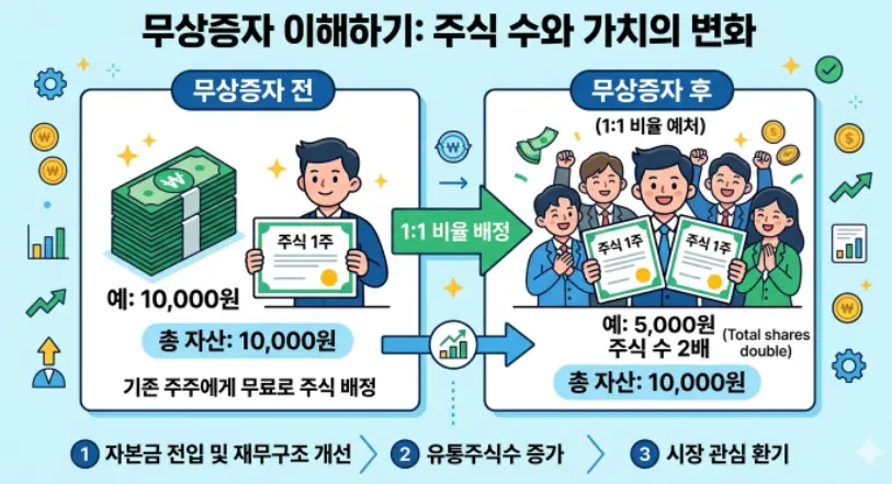 무상증자 신주를 받기 위한 주식 매수 마감일