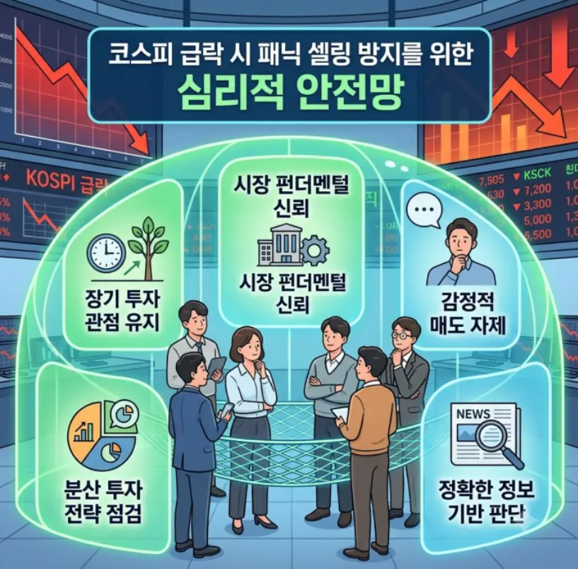 코스피 급락장에서 패닉 셀을 방지하는 심리적 안전장치