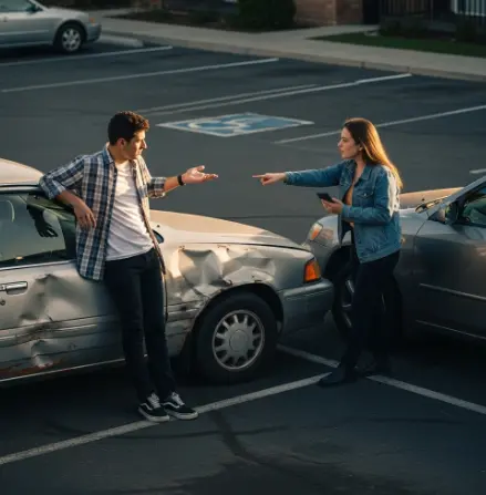 아파트 주차 시비로 상대방이 차를 안 빼주는데-2